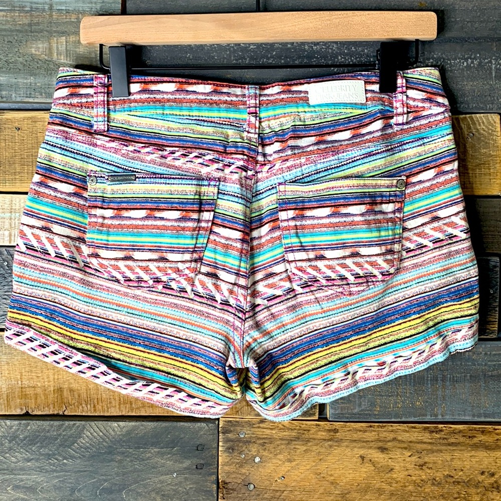 Celebrity Pink Jean | Size 9 | Pattern Shorts | GUC - Picture 2 of 4